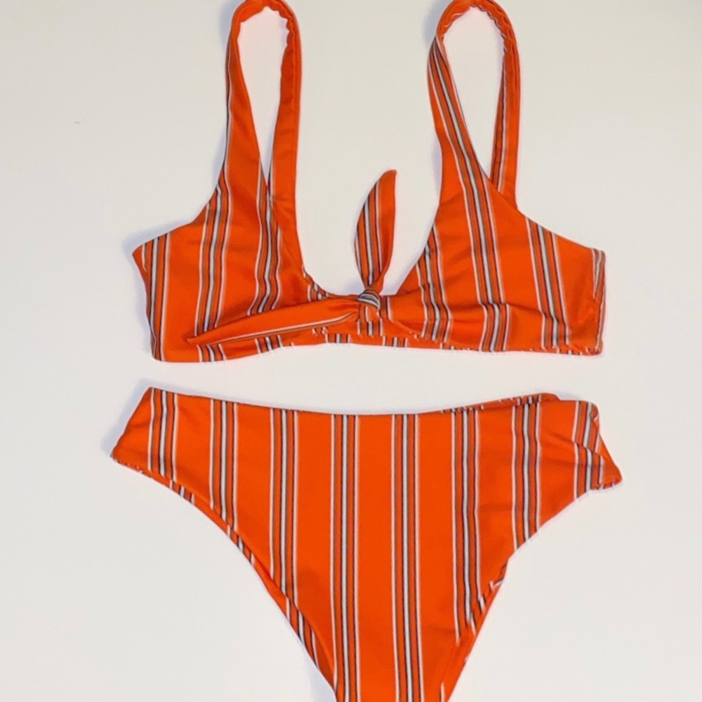 stripped zaful bikini